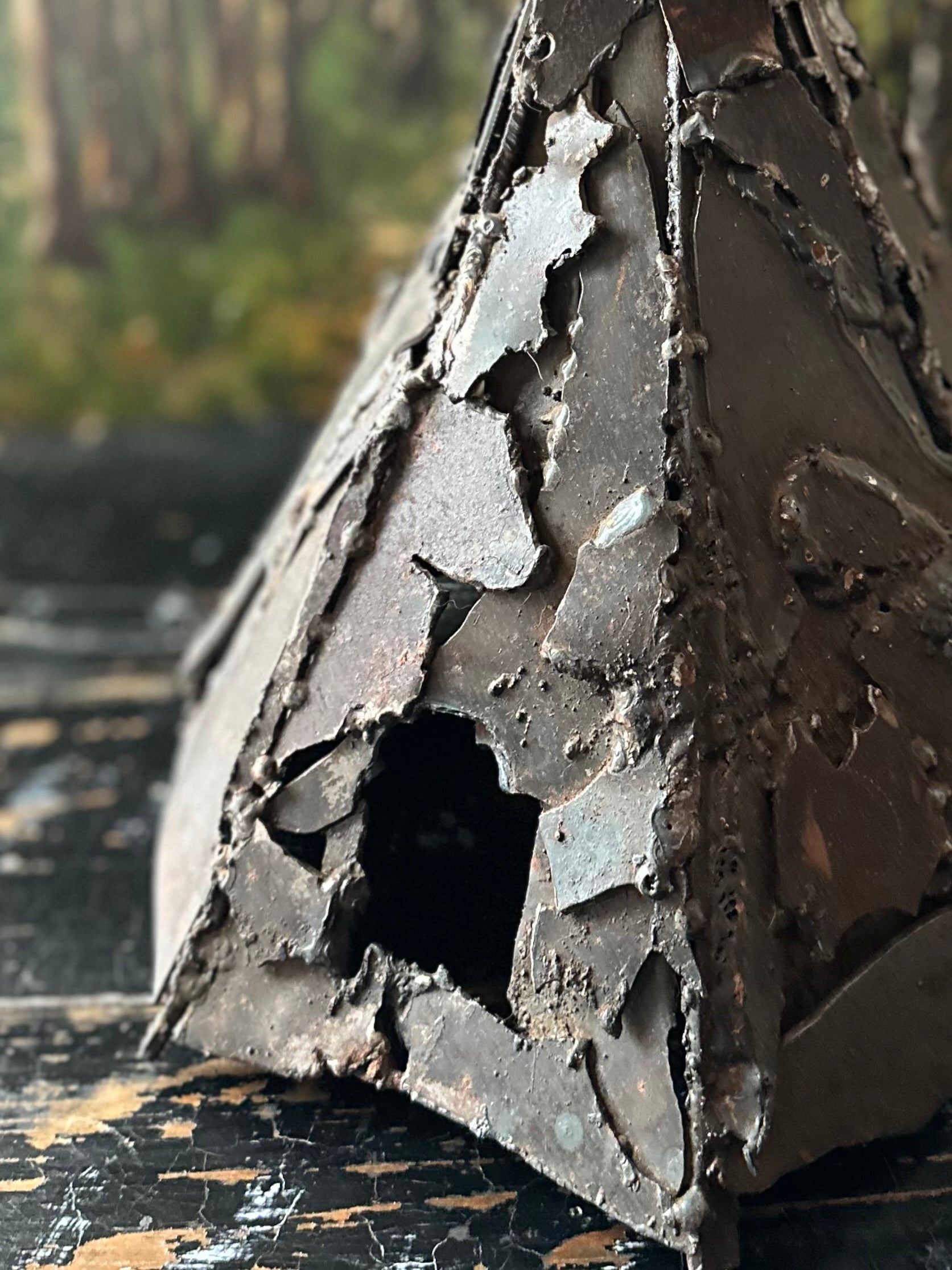 Steel Teepee Sculpture