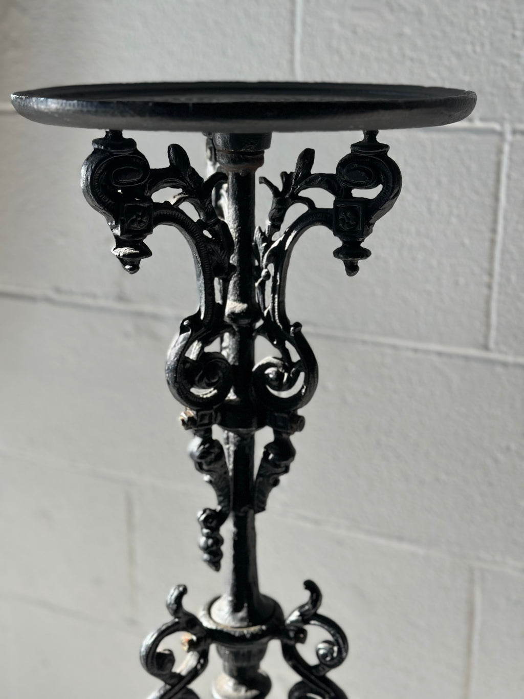 Black Victorian Plant Stand