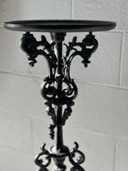 Black Victorian Plant Stand