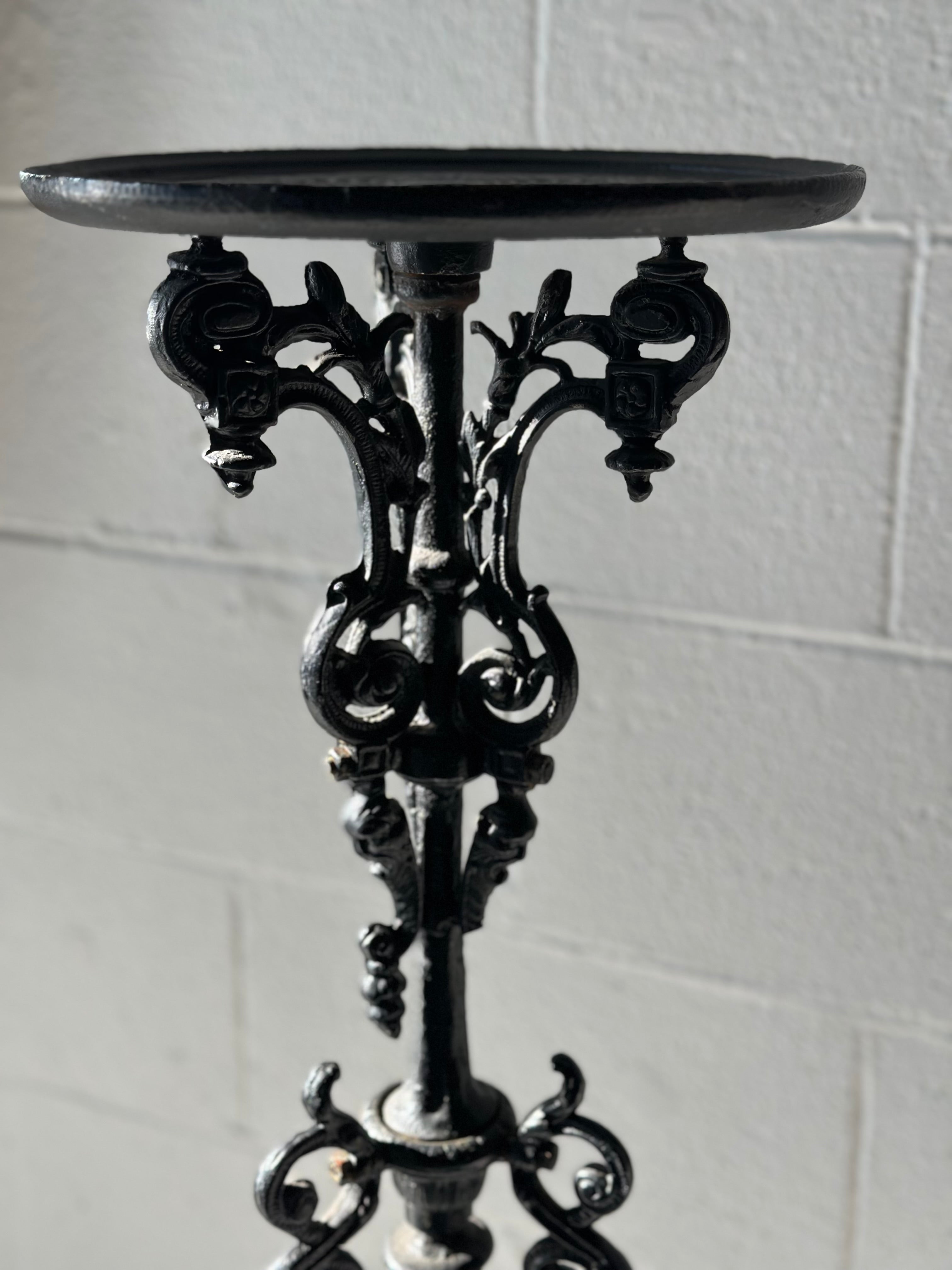 Black Victorian Plant Stand