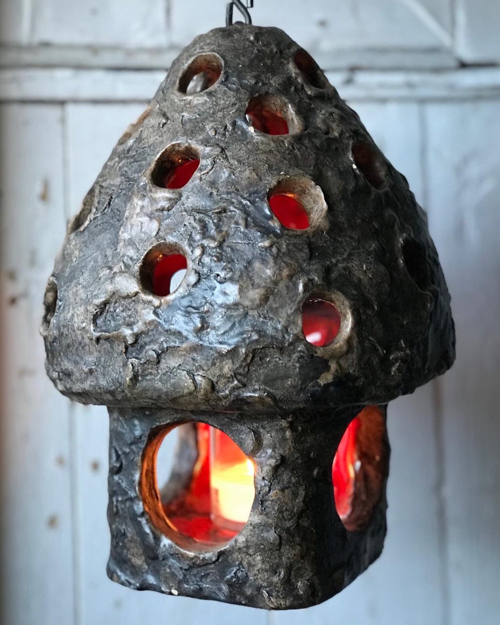 Hanging Candle Mushroom Fixture ￼