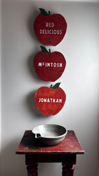 Fruit Stand Apple Variety Signs