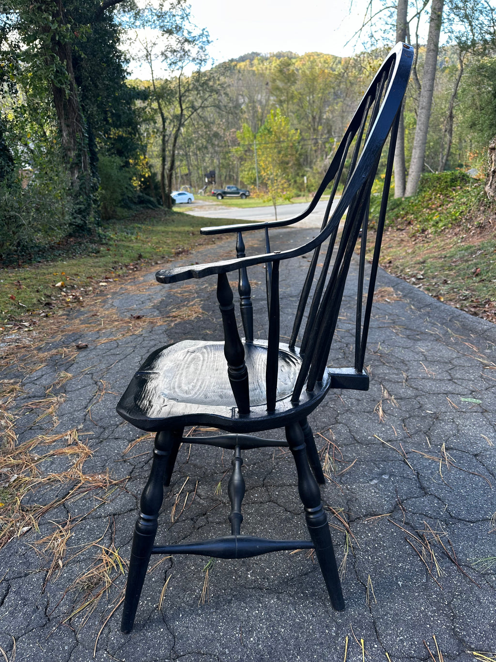 Black painted Windsor chair