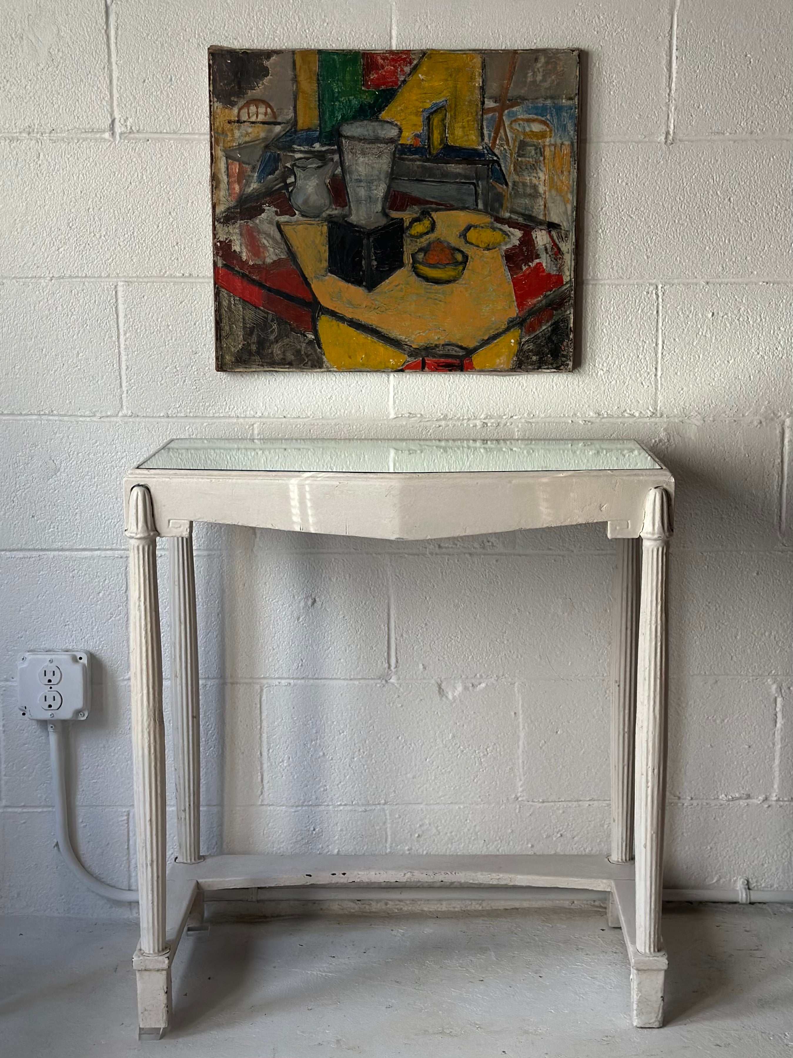 White Mirrored Vanity Table