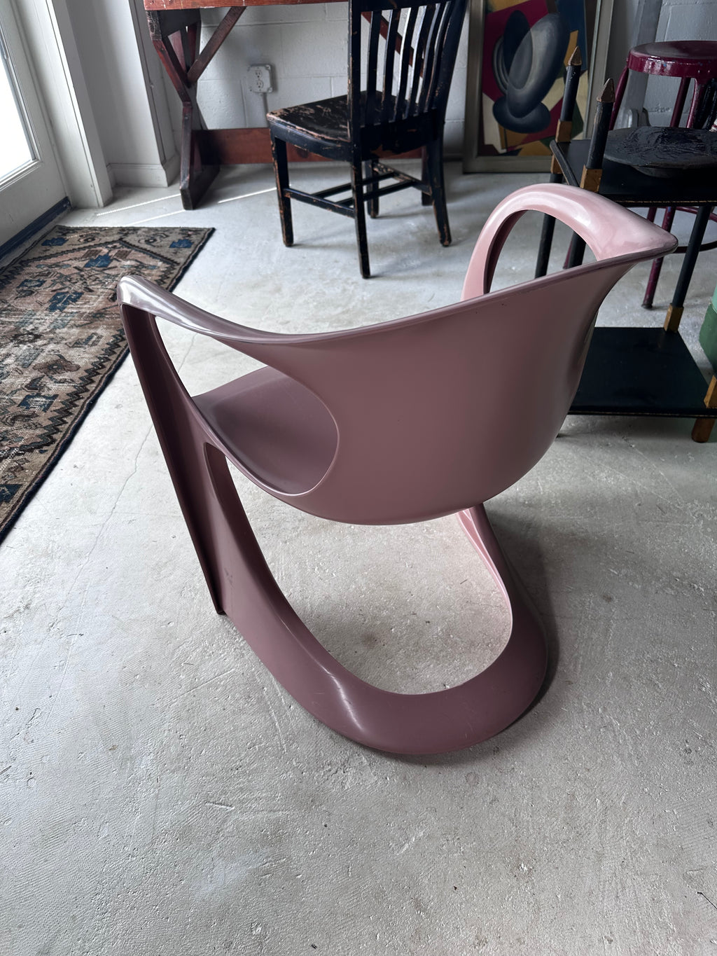 Molded Pink Chair