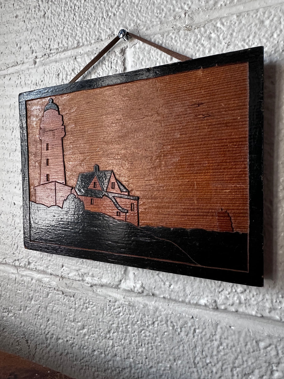 Lighthouse in relief