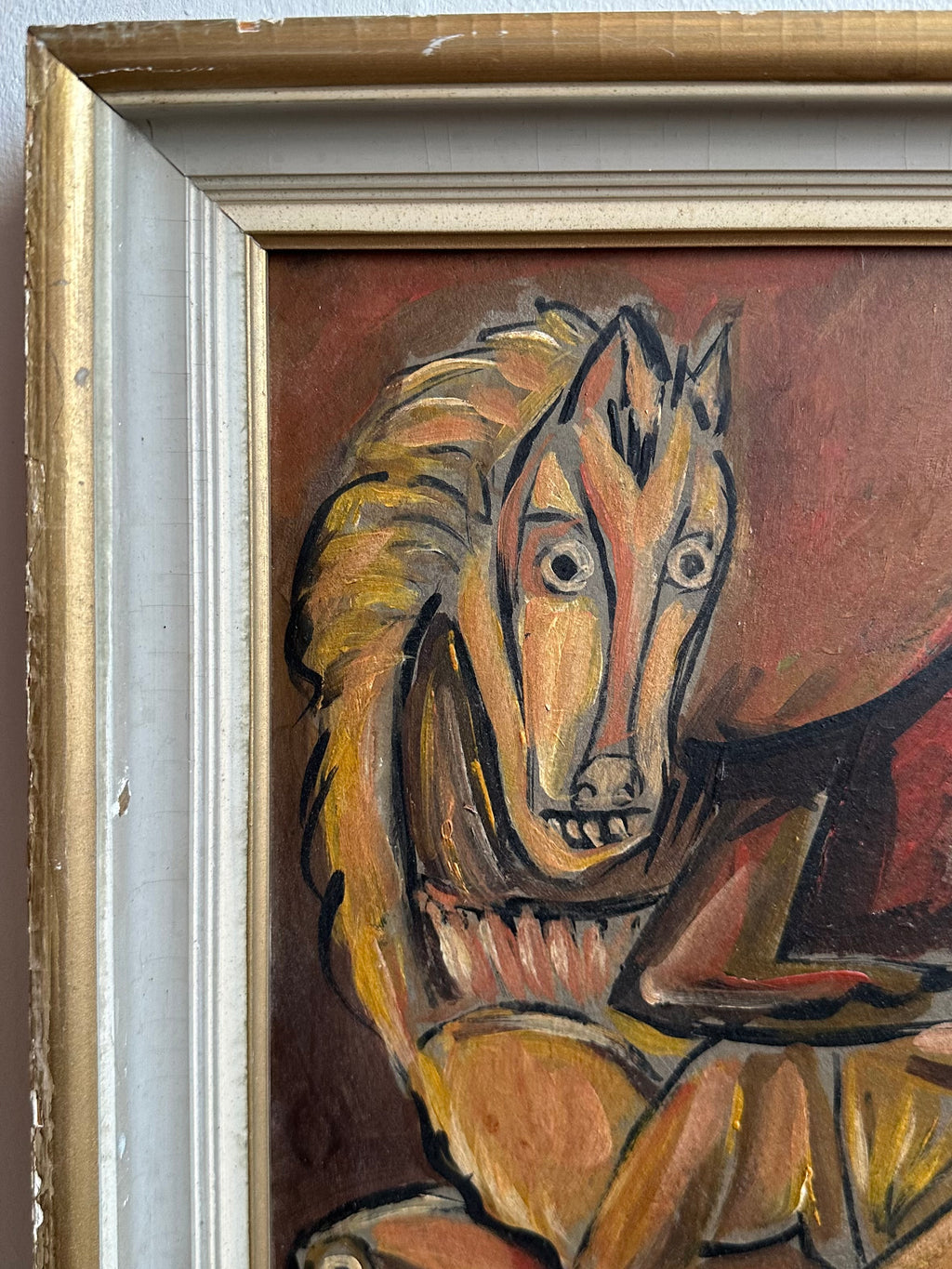 Cubist Horse Painting