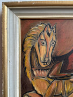 Cubist Horse Painting