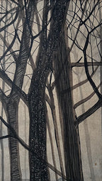 Ink and Acrylic Trees