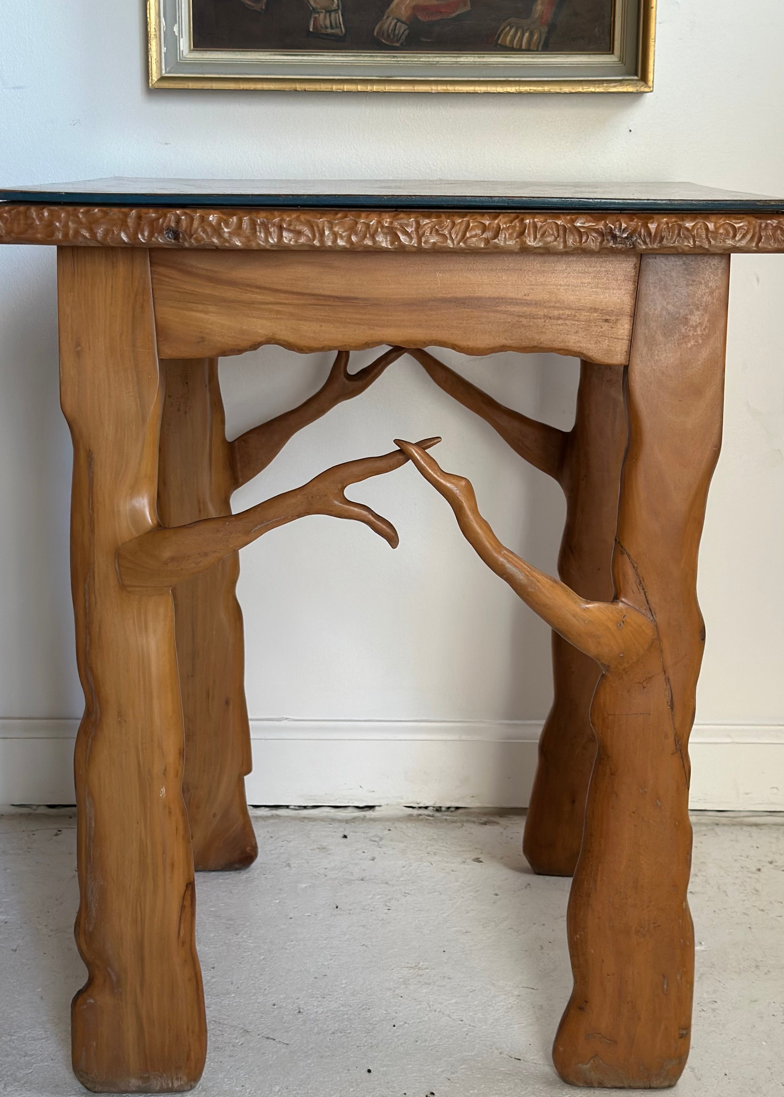 Forrest Square Dance Side Table