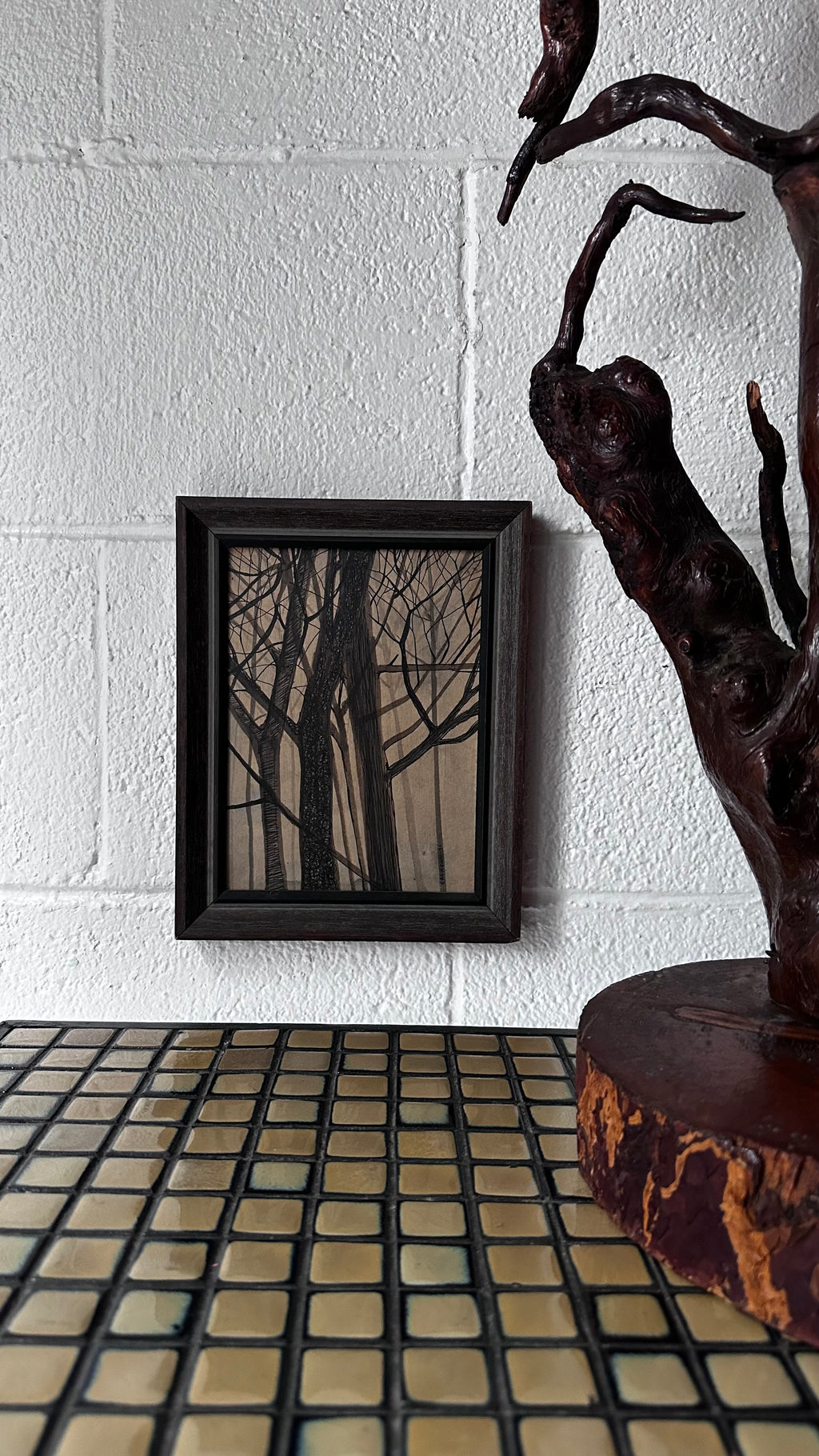 Ink and Acrylic Trees