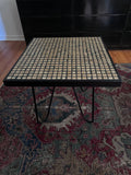 1950’s Homemade tile-top spinning cocktail table