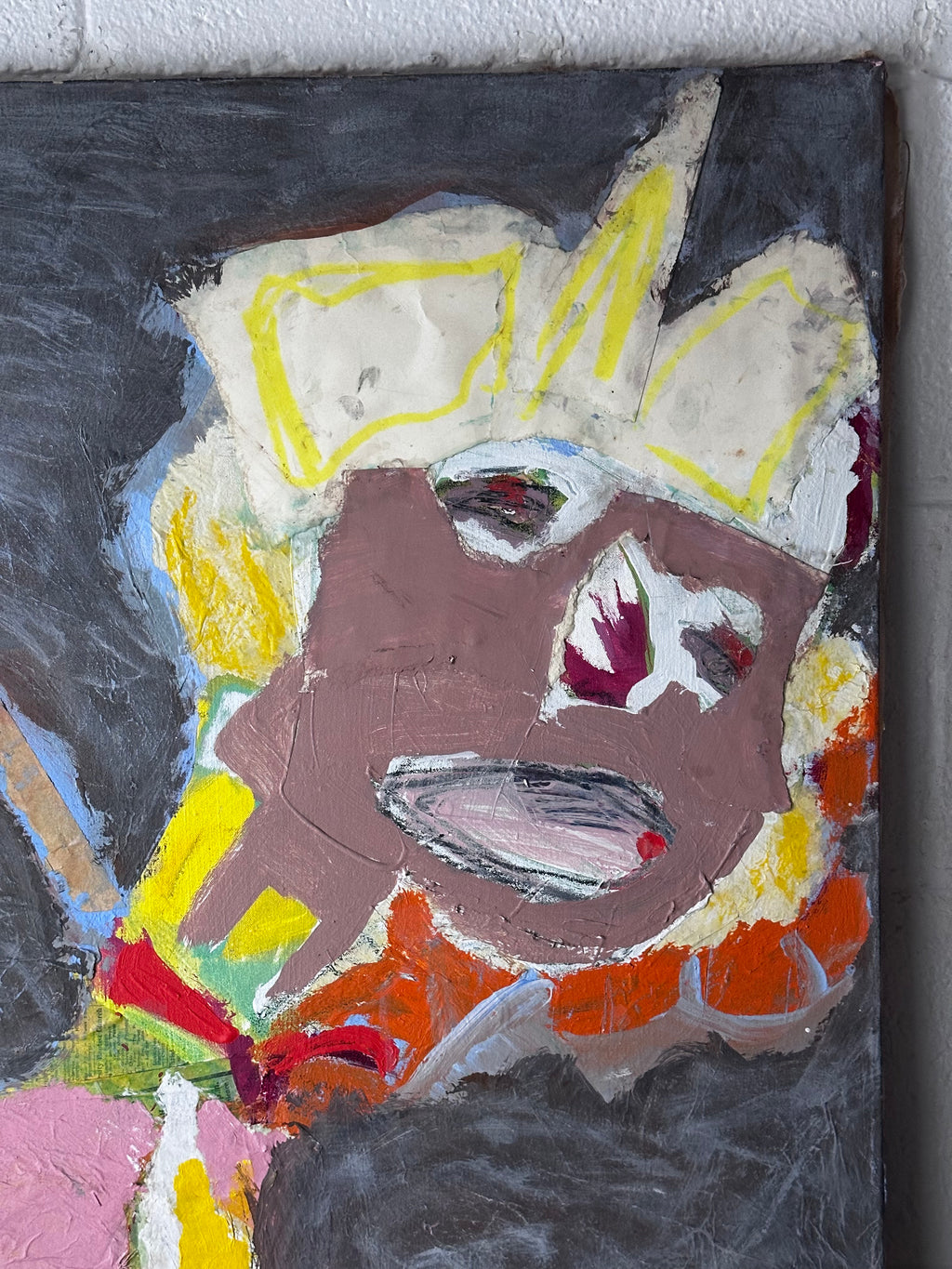 Louis Picek mixed media on canvas