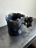 Blue ceramic mug