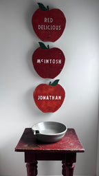 Fruit Stand Apple Variety Signs