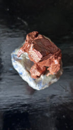 Copper Painted Stone Figure