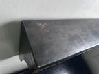 Stamped steel radiator shelf