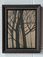 Ink and Acrylic Trees
