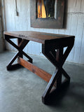 Scratch-built Sawbuck Table