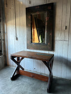 Scratch-built Sawbuck Table