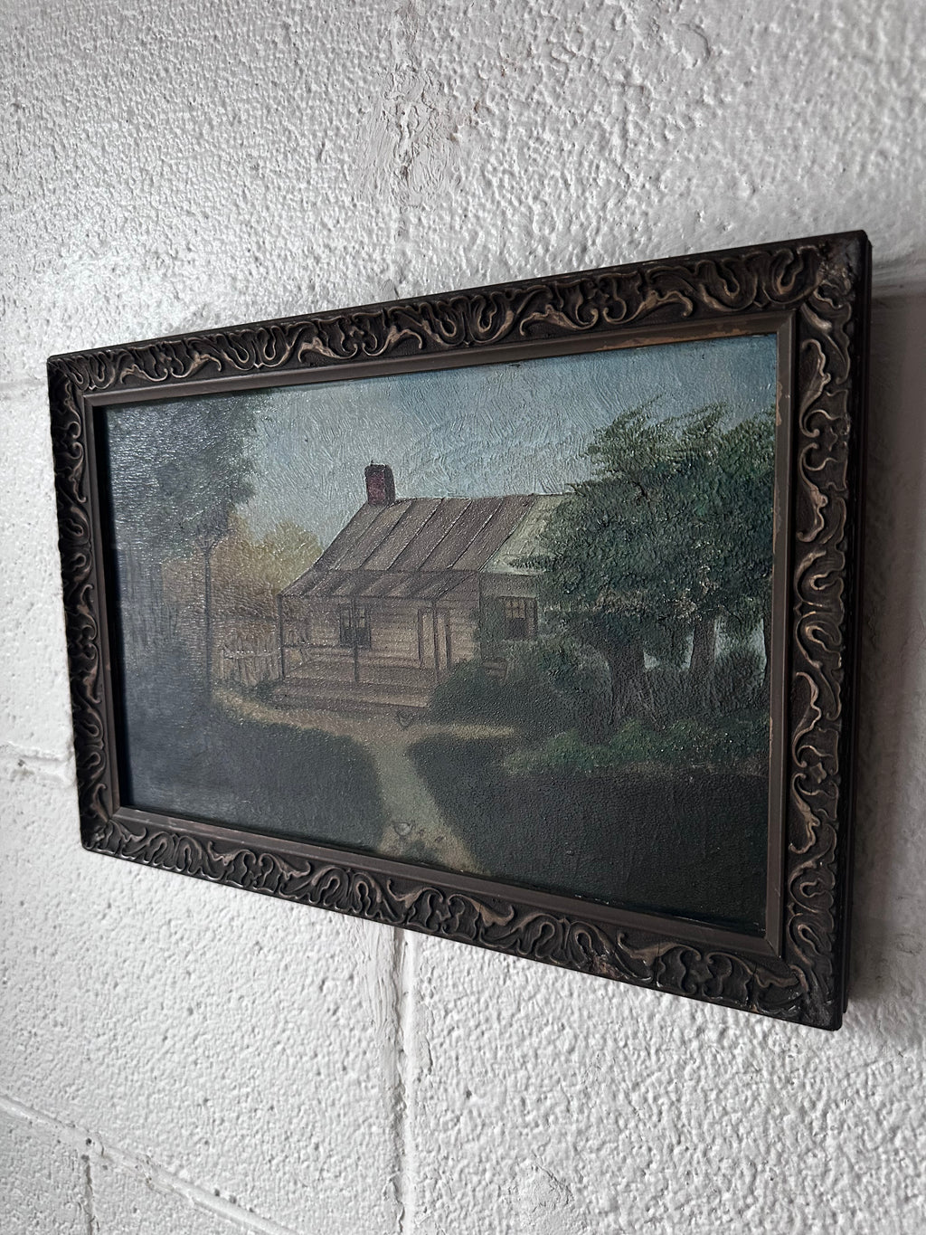 Cabin on artist board