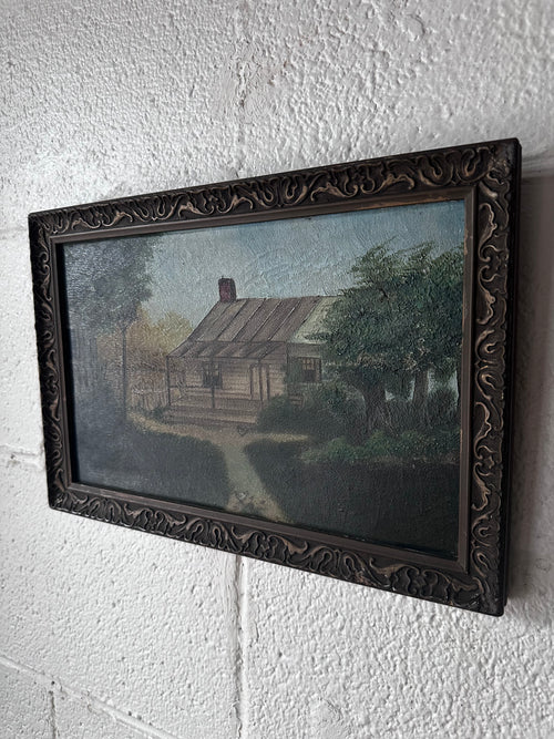 Cabin on artist board