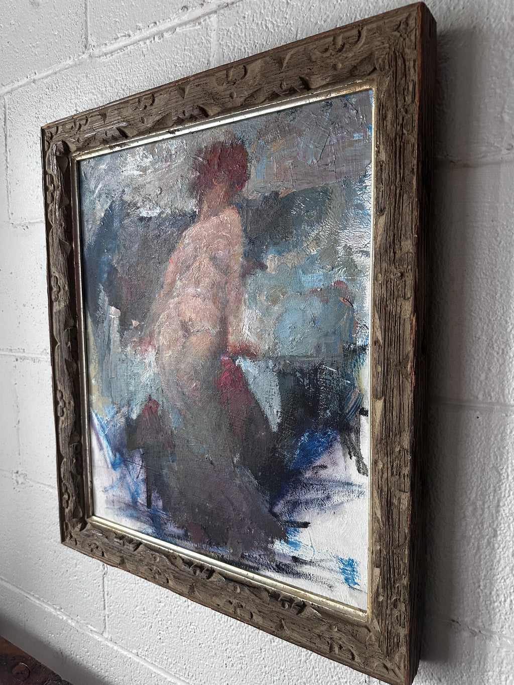 Leaning Nude Figure