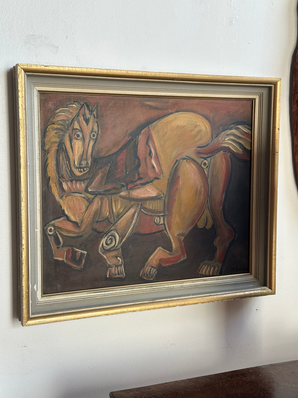 Cubist Horse Painting