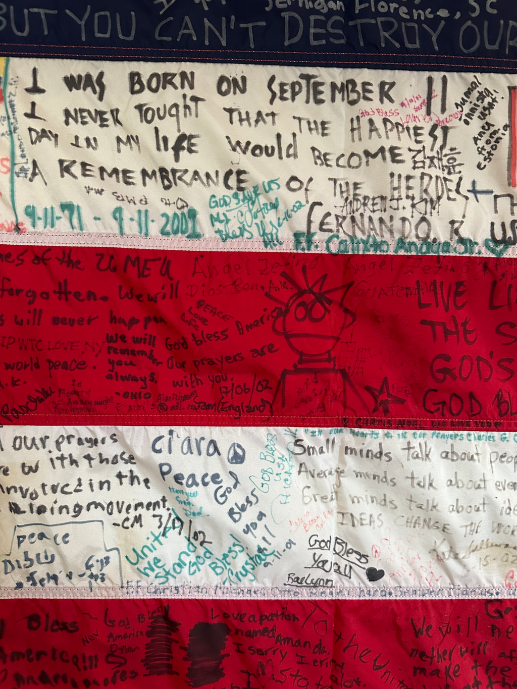 Ground Zero Construction Site Signature Flag
