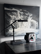Black and White Waterfall