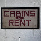 Cabins Sign
