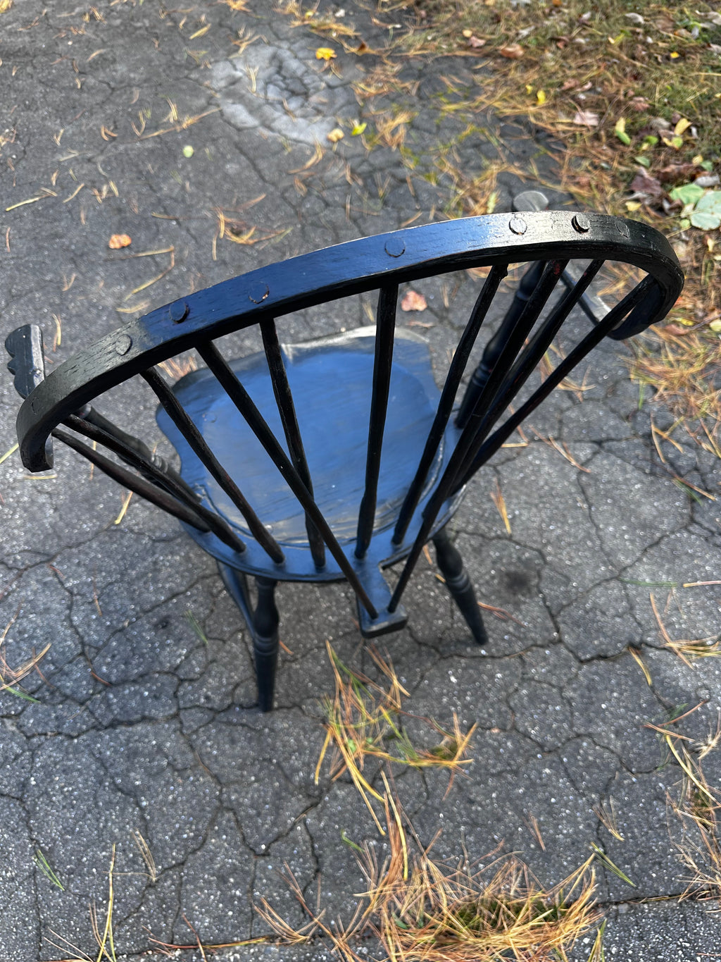 Black painted Windsor chair
