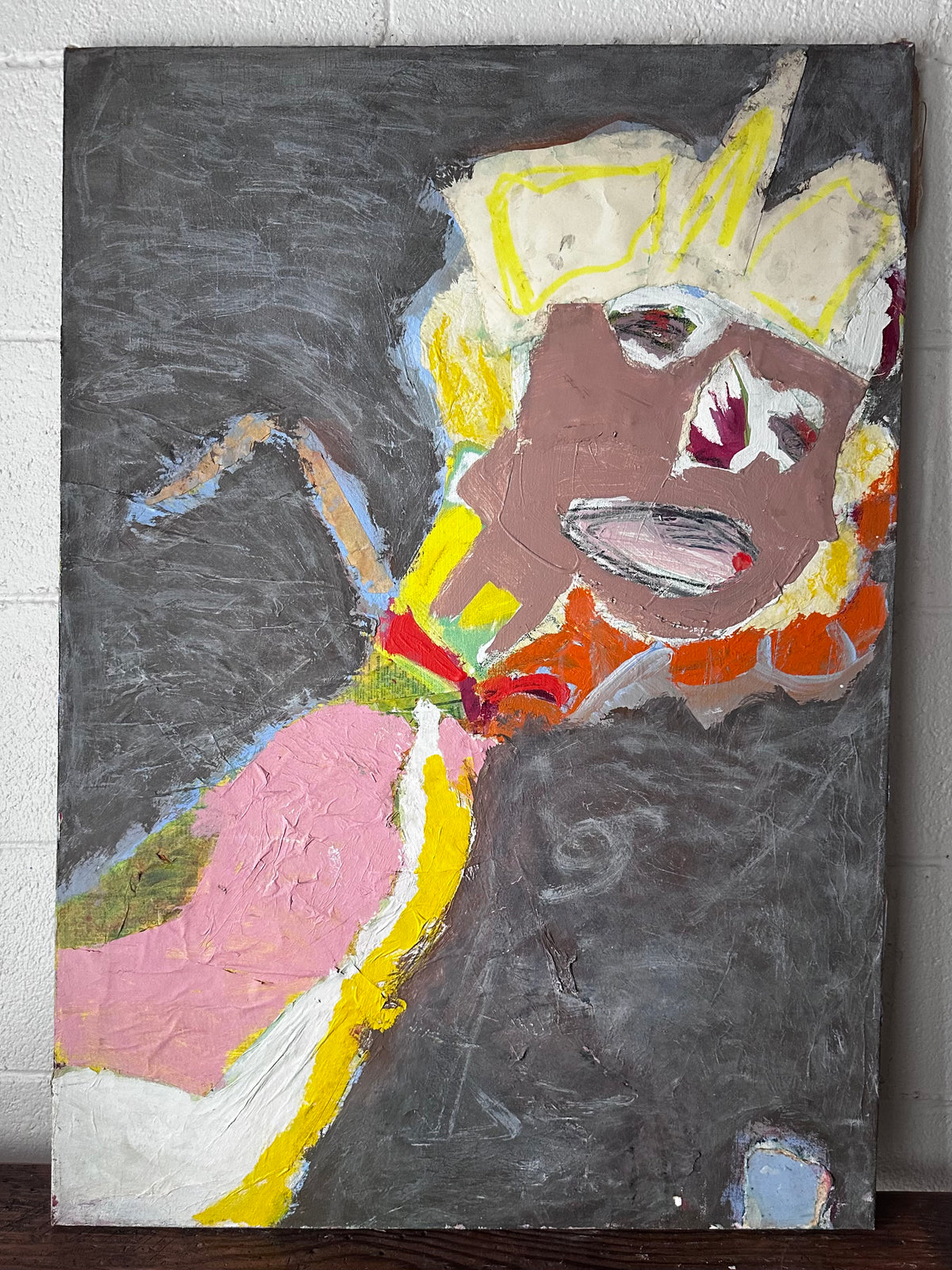 Louis Picek mixed media on canvas