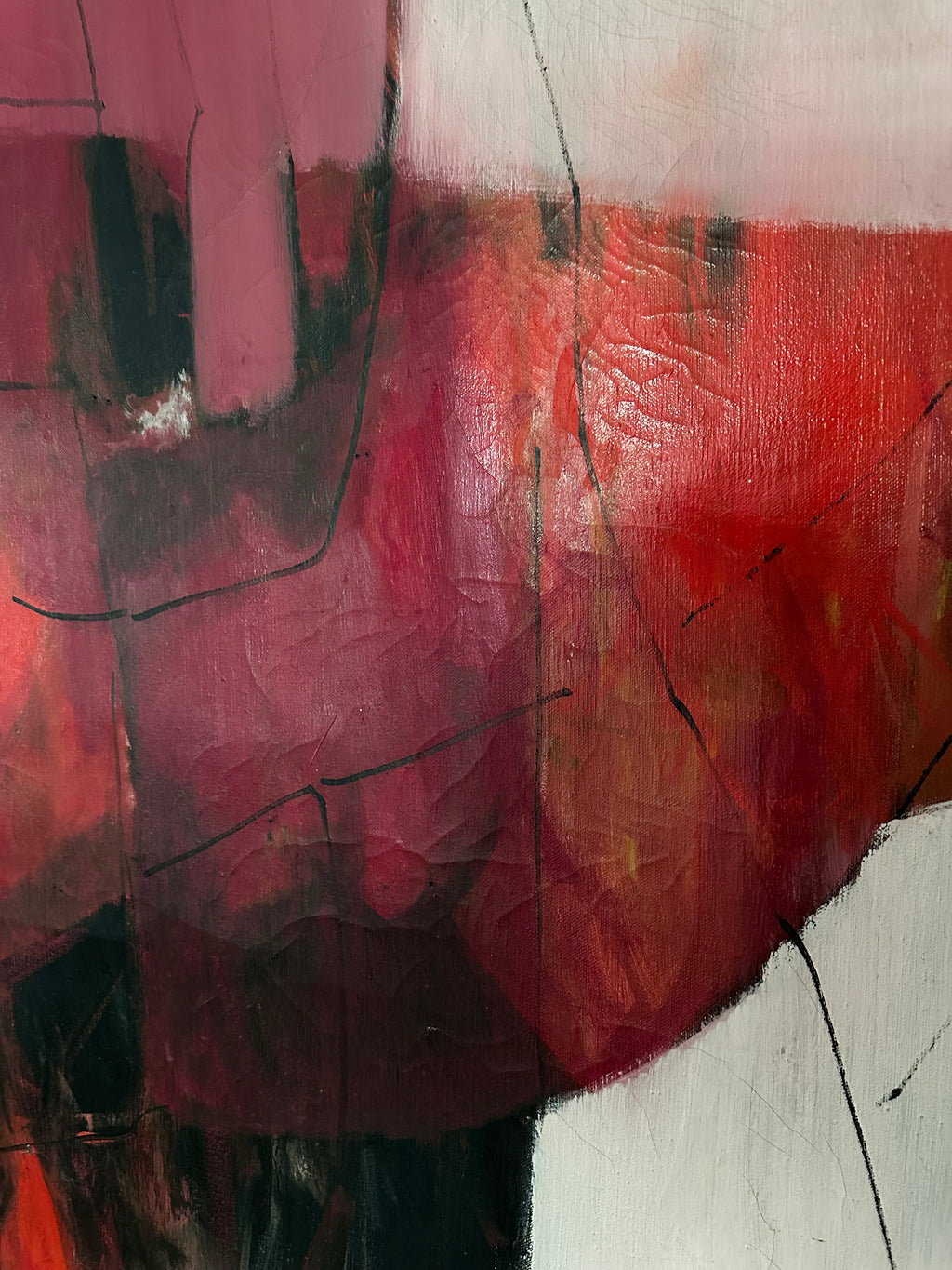 Unframed Painted Canvas