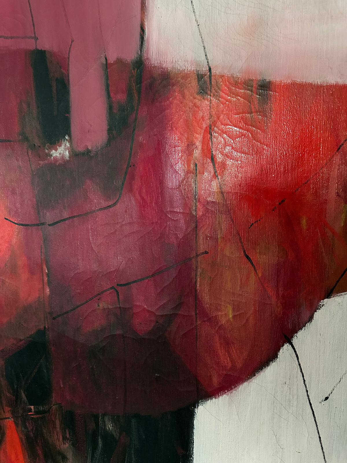 Unframed Painted Canvas