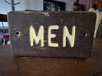 Men’s state park restroom sign