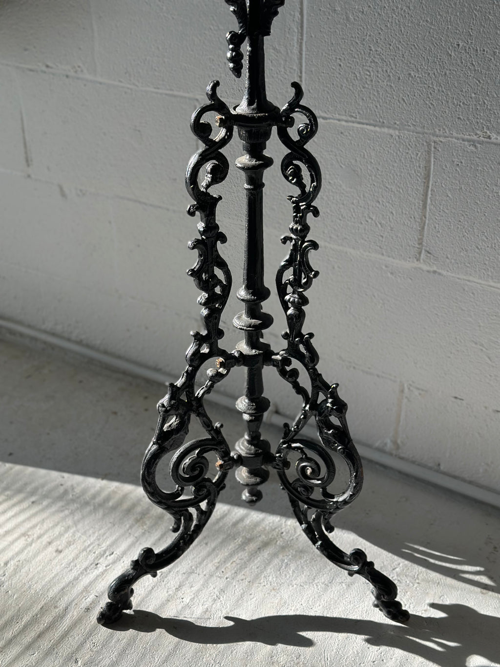 Black Victorian Plant Stand