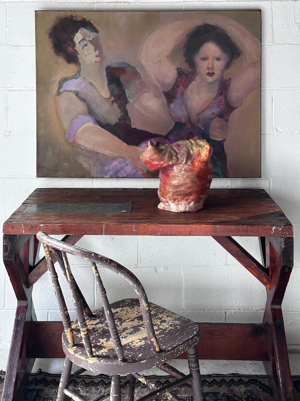Painting of two women