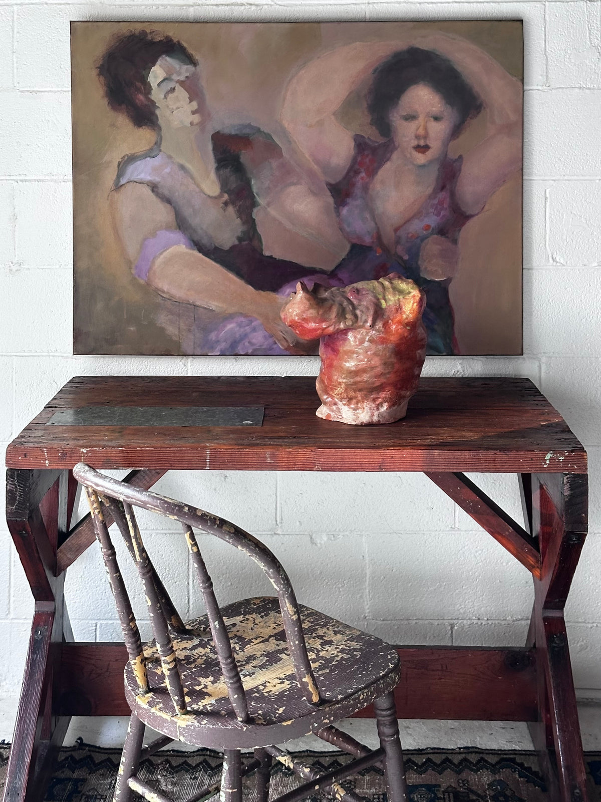 Painting of two women