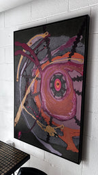 70’s Mixed Media Painting