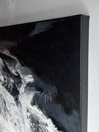 Black and White Waterfall
