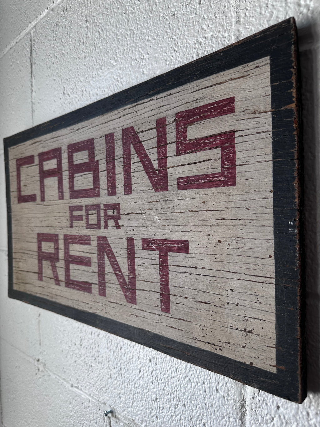 Cabins Sign