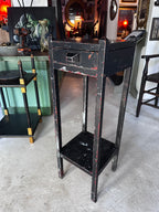 Black arts and crafts side table