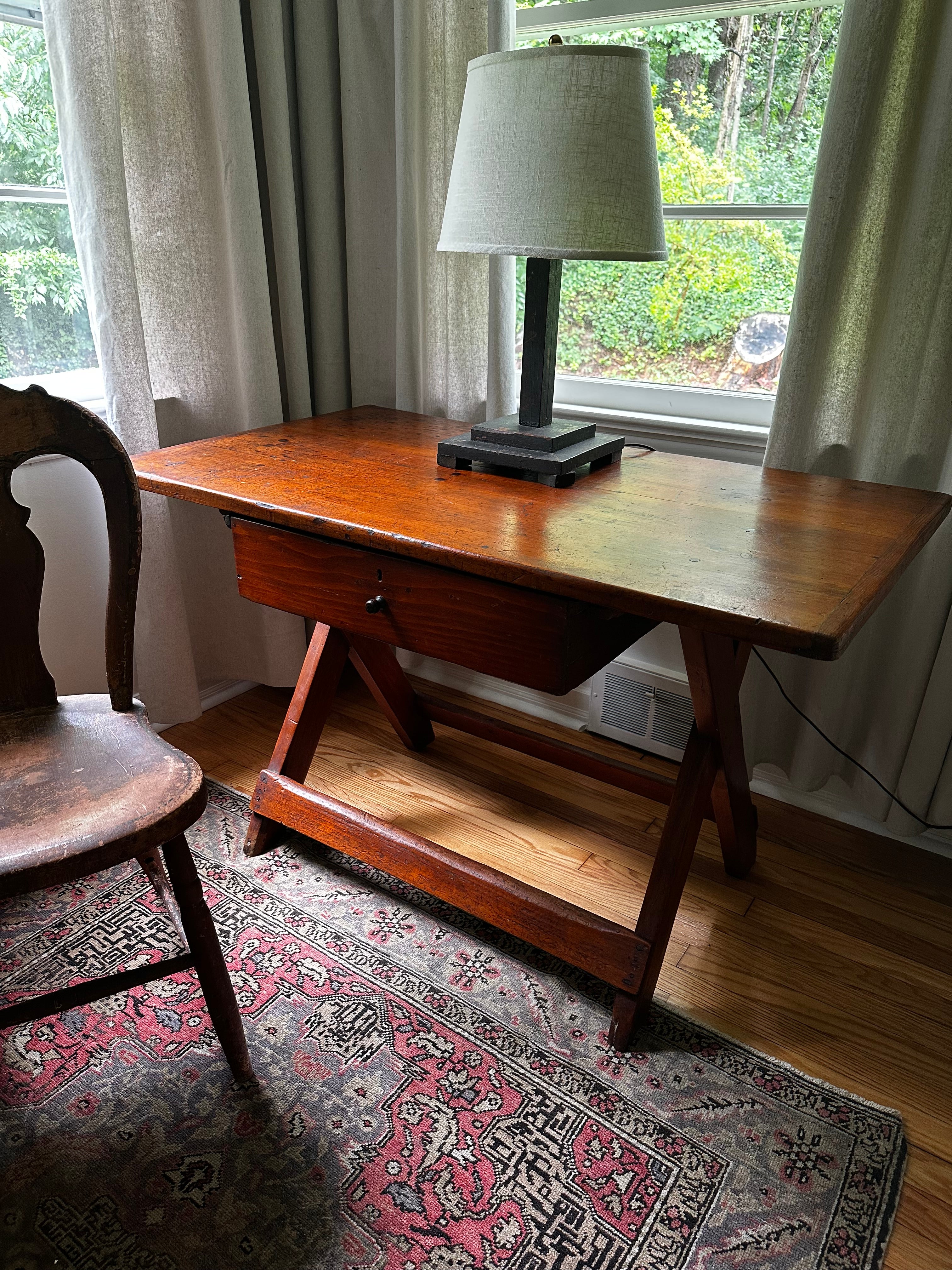 Pine Sawbuck Table