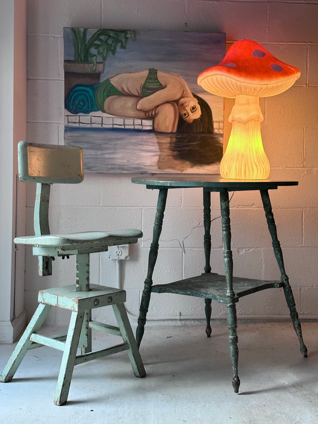 Mushroom Blow Mold Light