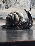 Cast aluminum snail
