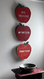 Fruit Stand Apple Variety Signs