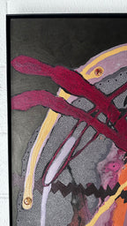 70’s Mixed Media Painting