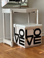 White Mirrored Vanity Table