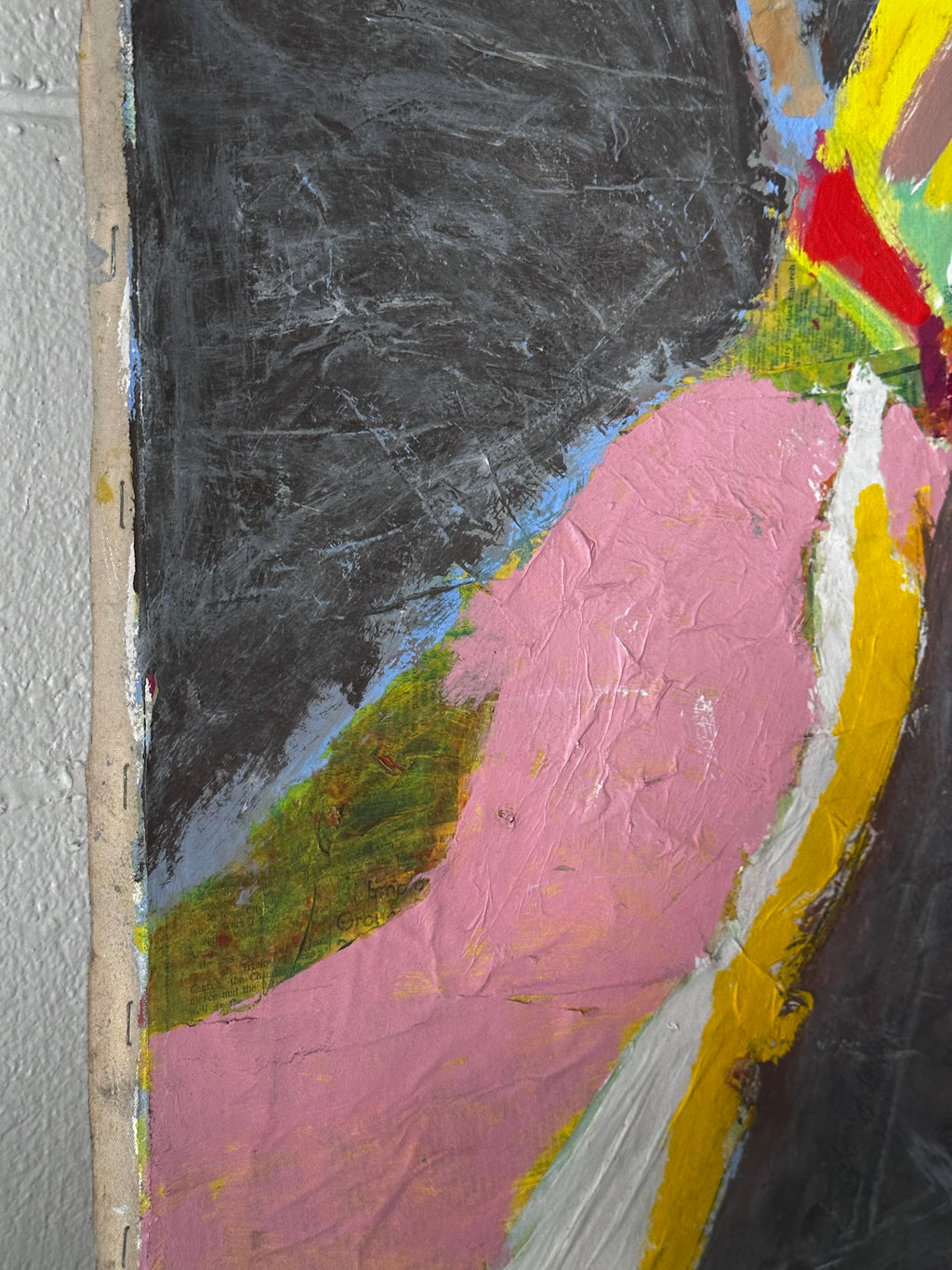 Louis Picek mixed media on canvas